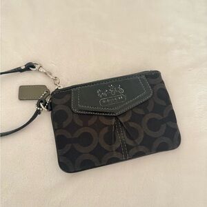 Coach Black Wristlet